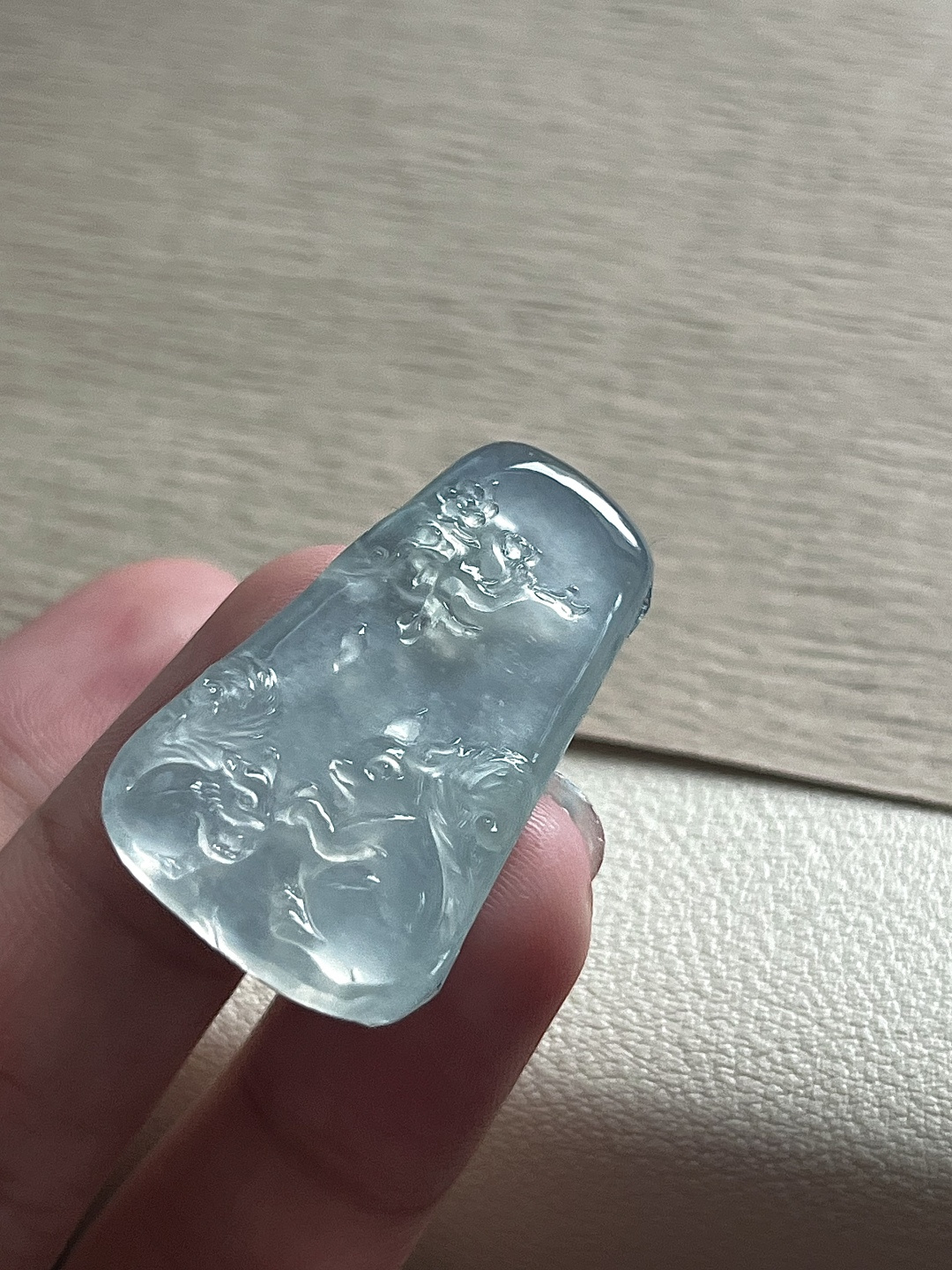 ️【梅枝牌】冰润水透，种老细腻起荧尺寸：32.3*20.5*4,asd1618