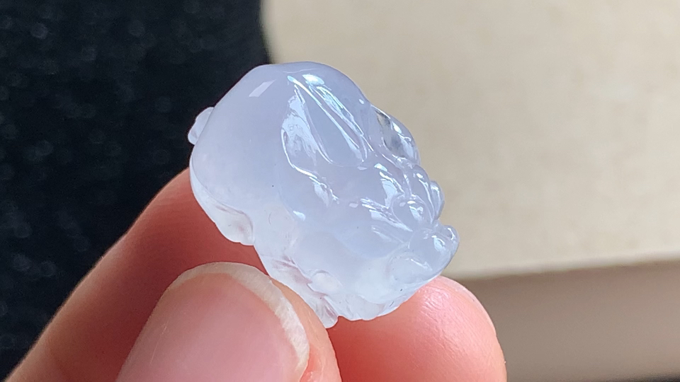 ️ 招财貔貅，无裂，尺寸17.7-12.6-9.4mm，包A附证书