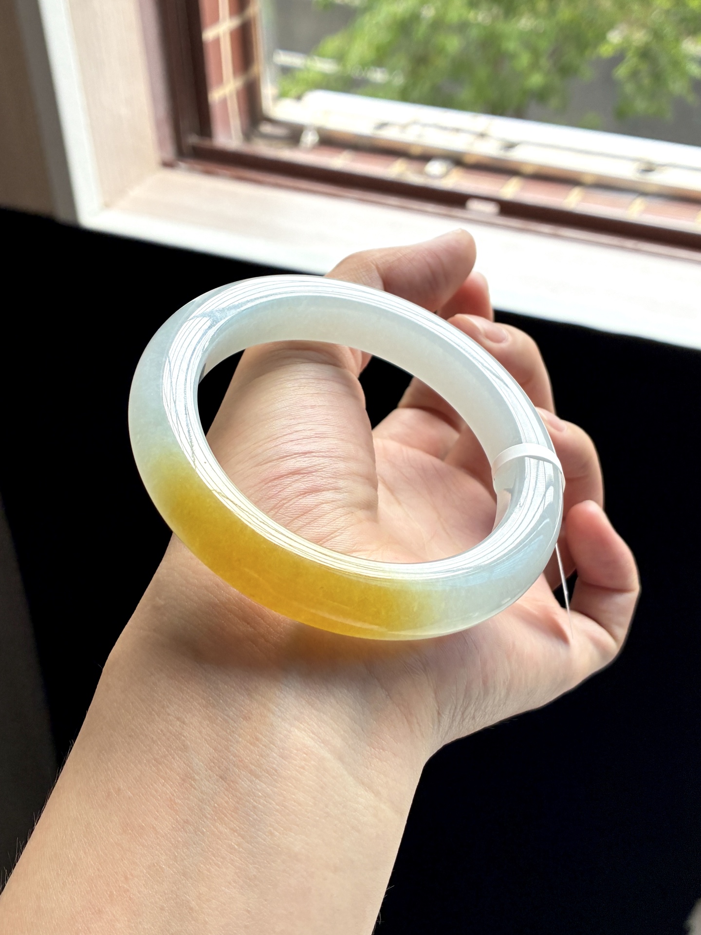 冰黄翡正圈泥鳅背成品，HYC-1098，⭕️59.5-12-10.5