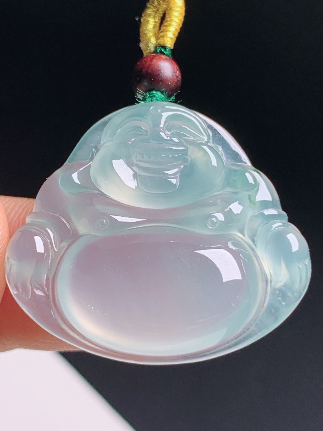 ️  冰种飘绿佛公，种水透亮笑意温婉，大肚纳福温润治愈裸石26.1-29-6590616