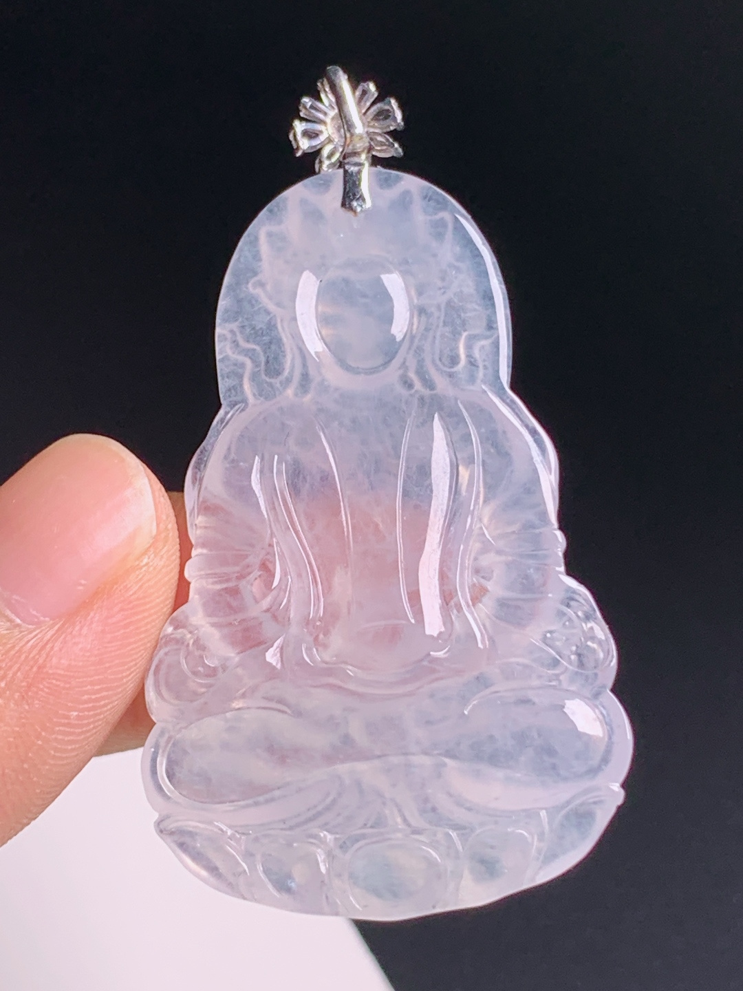 ️  冰种度母观音吊坠，通透纯净雕工细腻，静心祈福温润圣洁