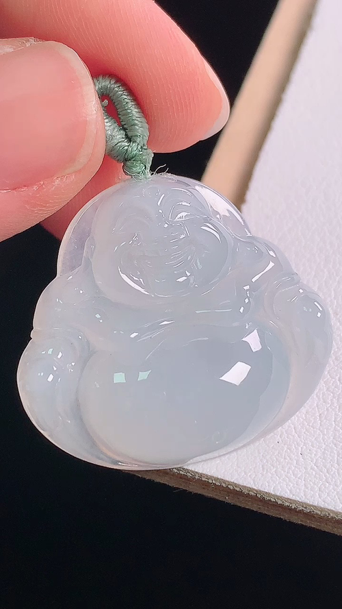 ️冰种佛公，无裂，尺寸:25.4-28.2-7.2mm 15