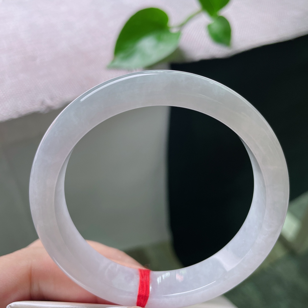 56.8/12.1/7.5，粉紫正圈，干净清爽，粉粉嫩嫩，柔美动人，种老，晶体纹，ss54880a