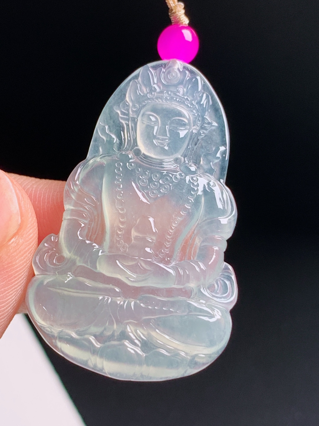 ️ 度母观音，冰透纯净胶感拉满，雕工细腻开相温婉，静心平安