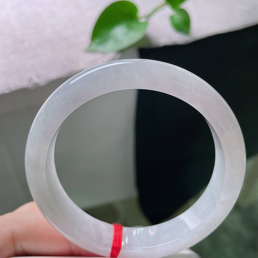 56.8/12.1/7.5，粉紫正圈，干净清爽，粉粉嫩嫩，柔美动人，种老，晶体纹，ss54880a