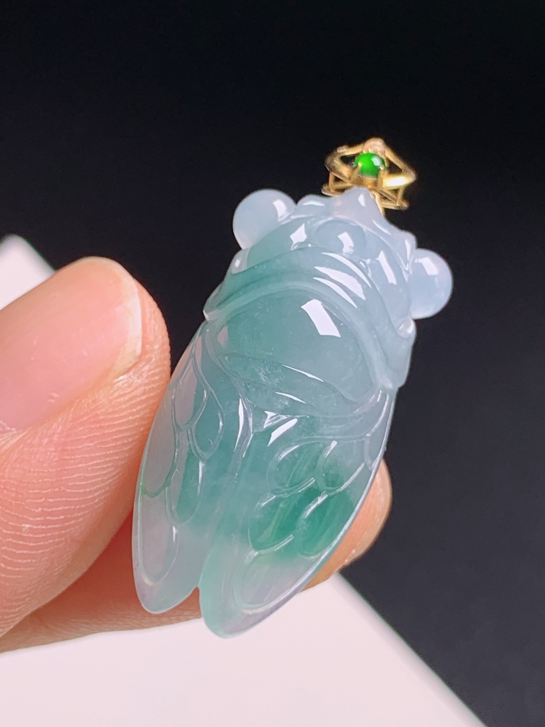 ️ 一鸣惊人吊坠，水润起光雕工精巧，一鸣惊人前程似锦