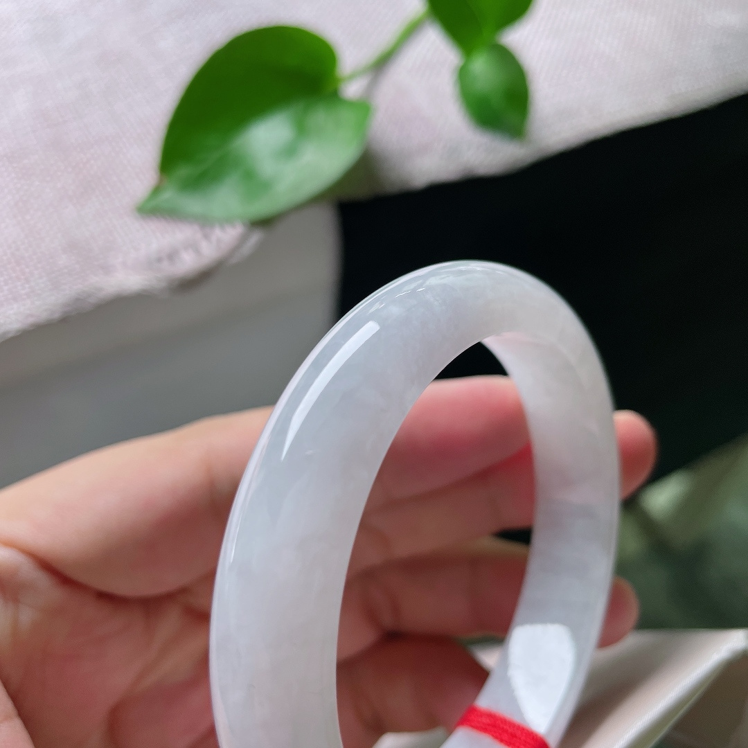 56.8/12.1/7.5，粉紫正圈，干净清爽，粉粉嫩嫩，柔美动人，种老，晶体纹，ss54880a