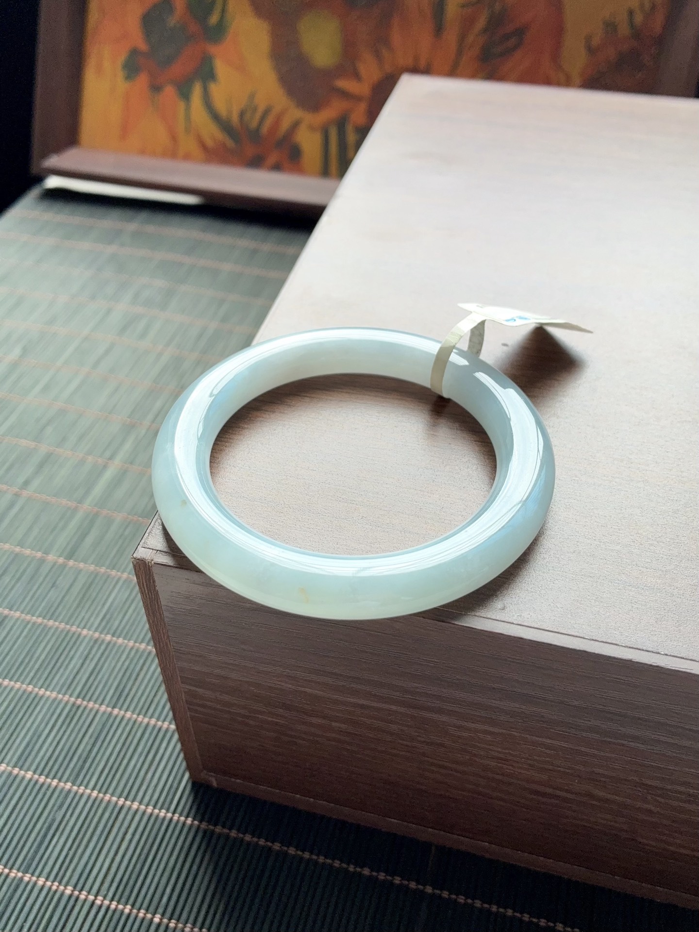 小圈口冰胶蓝天空蓝圆条美人条成品 HY-9469 52.5-9-10.2