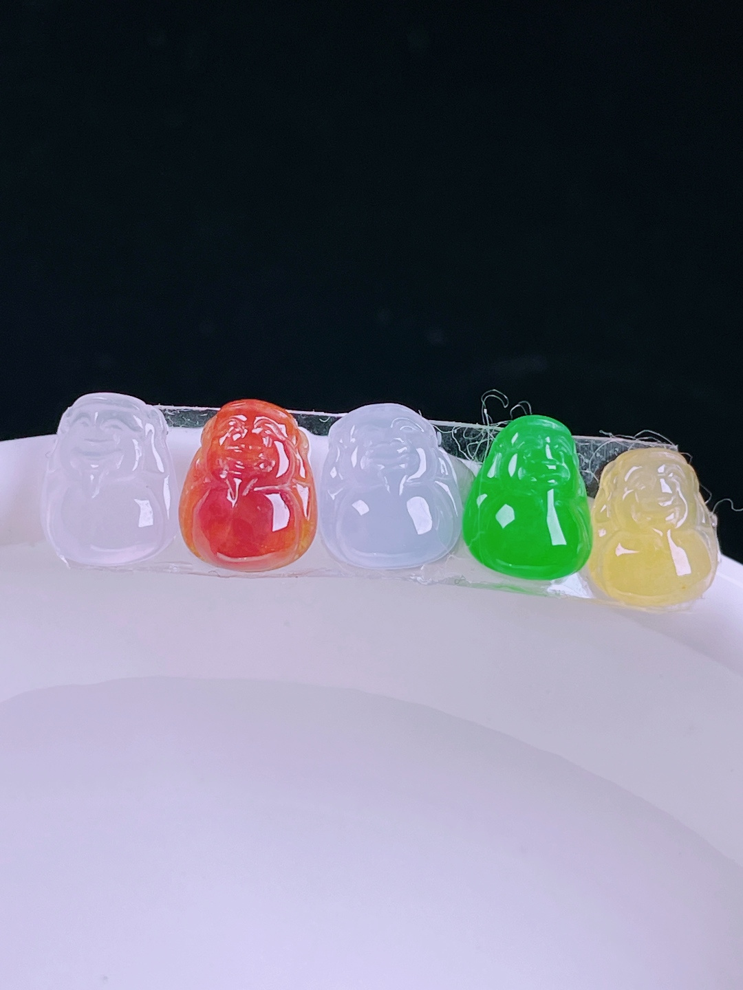 ️多彩财神裸石，老种起光，细底通透，尺寸：8/7.2/3mm0620