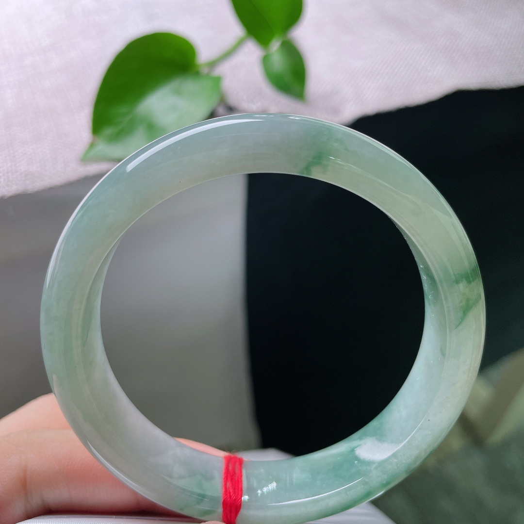 60/13.3/8.3飘花正圈，大圈口，水头好，种老，花影摇曳，灵动飘逸，无裂，ss54245a