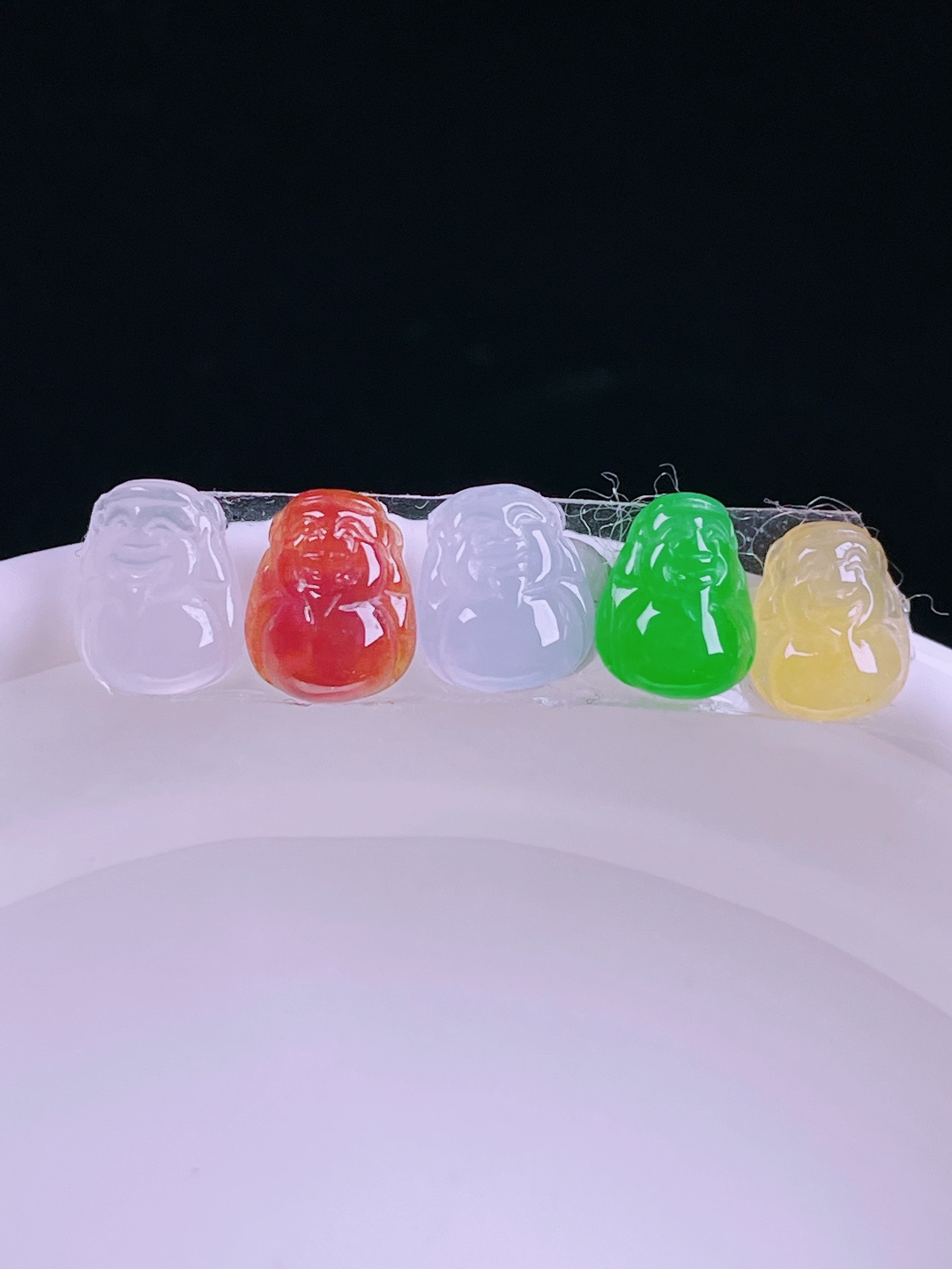 ️多彩财神裸石，老种起光，细底通透，尺寸：8/7.2/3mm0620