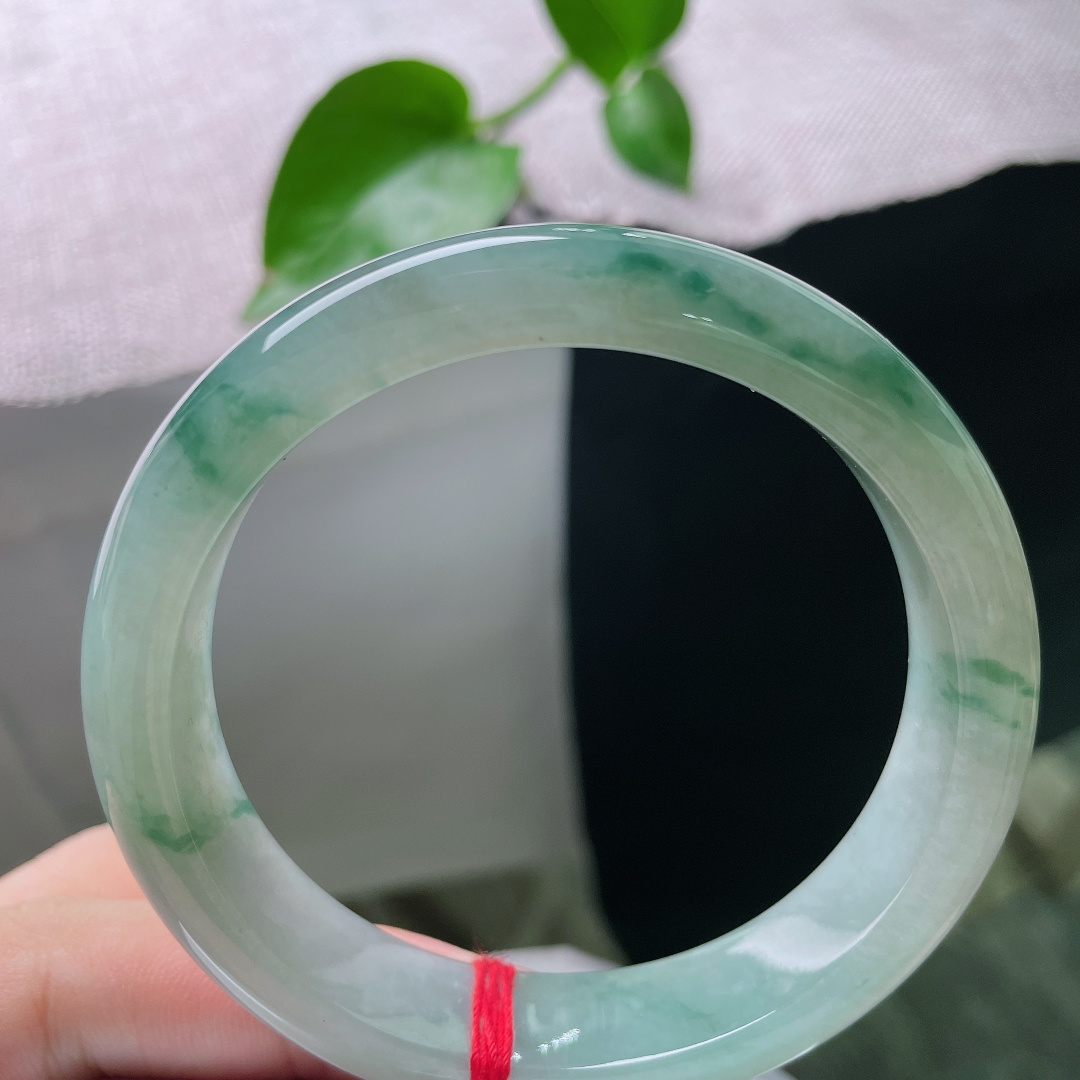 60/13.3/8.3飘花正圈，大圈口，水头好，种老，花影摇曳，灵动飘逸，无裂，ss54245a