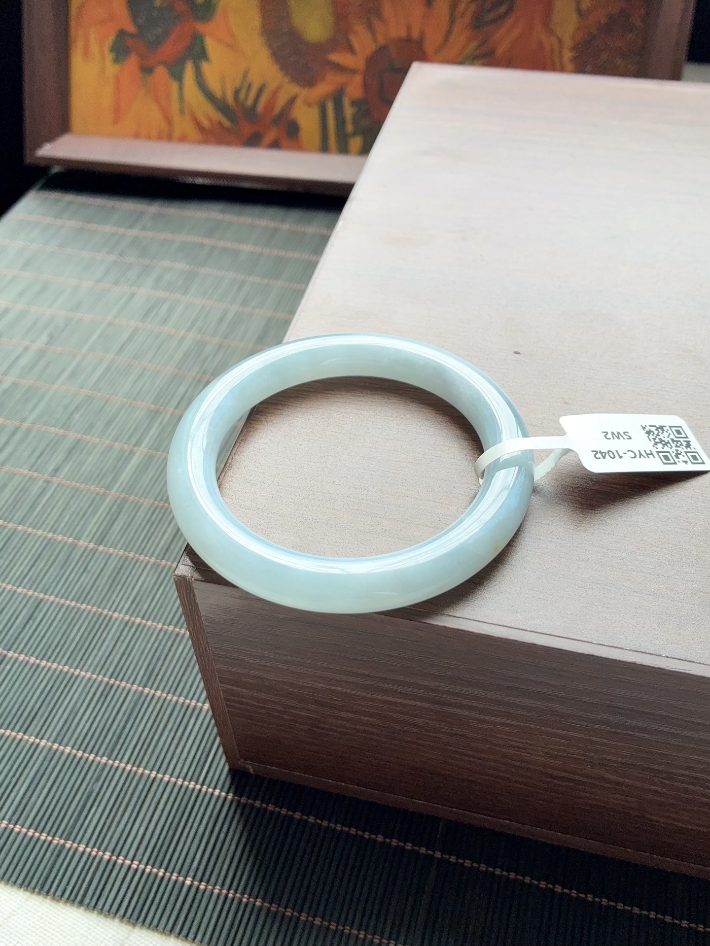 小圈口冰胶蓝天空蓝圆条美人条成品 HYC-1042 ⭕️53.2-9-9.4