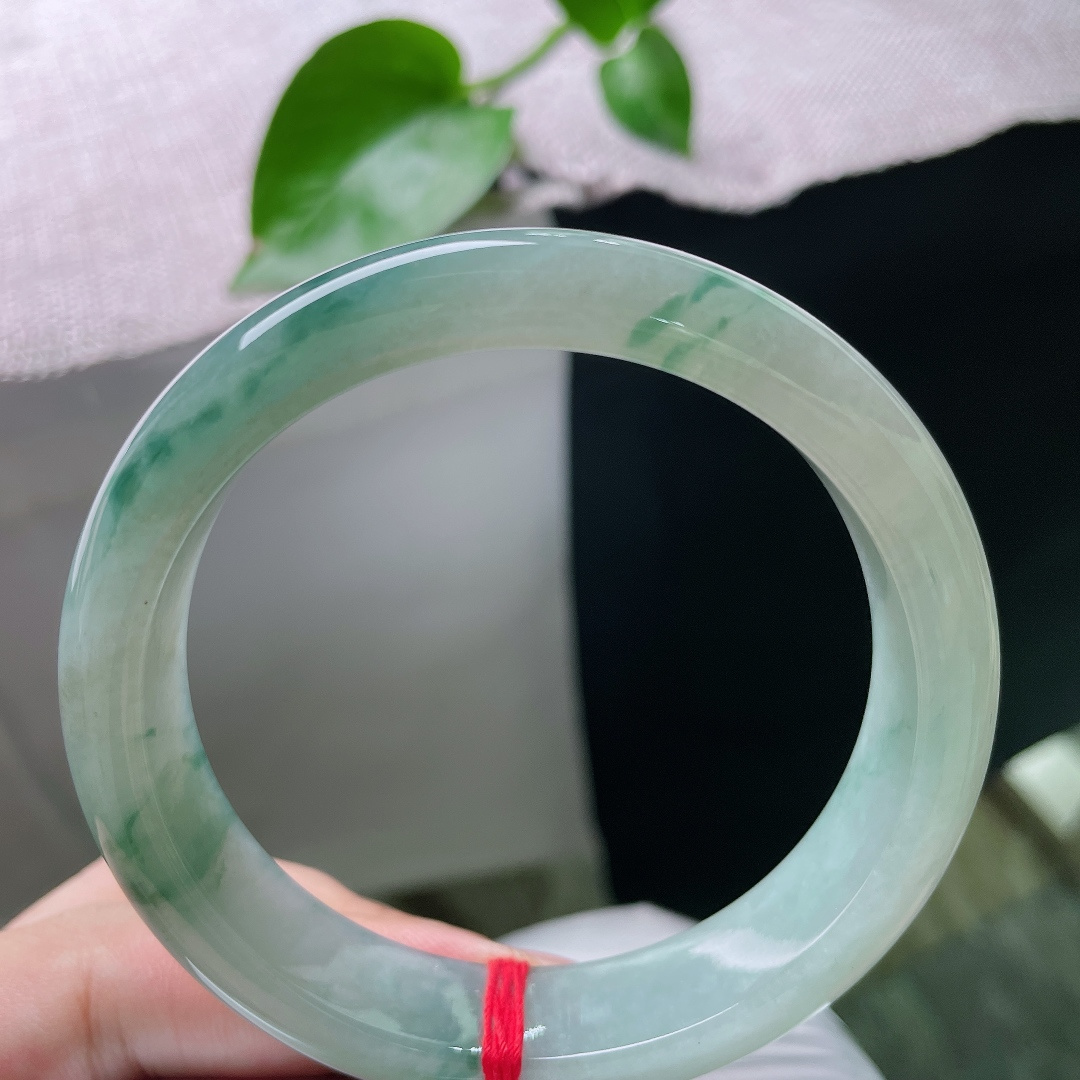 60/13.3/8.3飘花正圈，大圈口，水头好，种老，花影摇曳，灵动飘逸，无裂，ss54245a