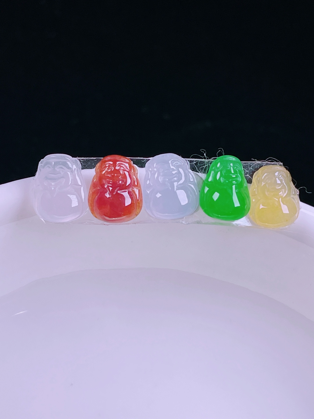 ️多彩财神裸石，老种起光，细底通透，尺寸：8/7.2/3mm0620