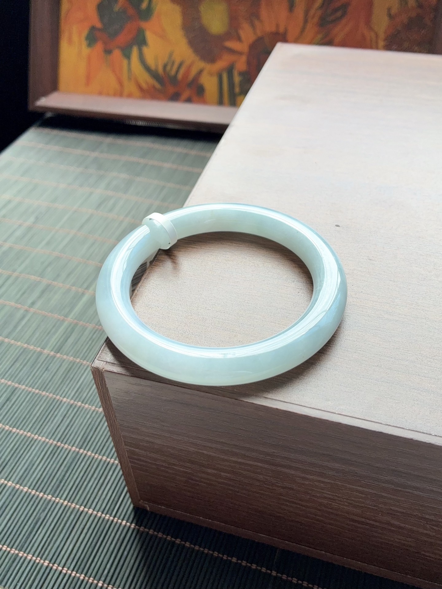 小圈口冰胶蓝天空蓝圆条美人条成品 HYC-1042 ⭕️53.2-9-9.4
