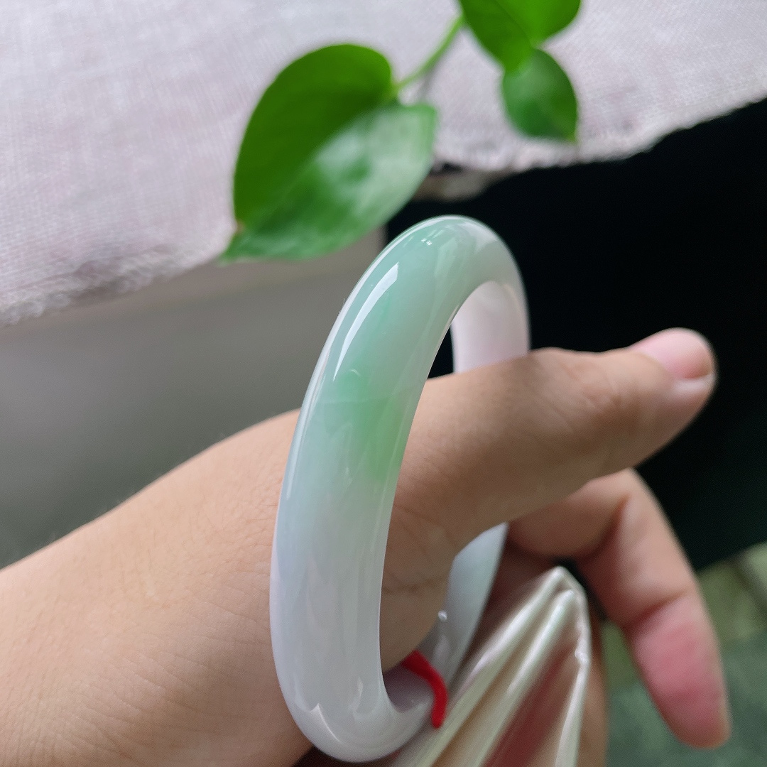 53.8/11.1/7.3，春彩正圈，水头好，肉质细腻干净，诗意盎然，蝶舞纷飞，皮纹，ss54841a