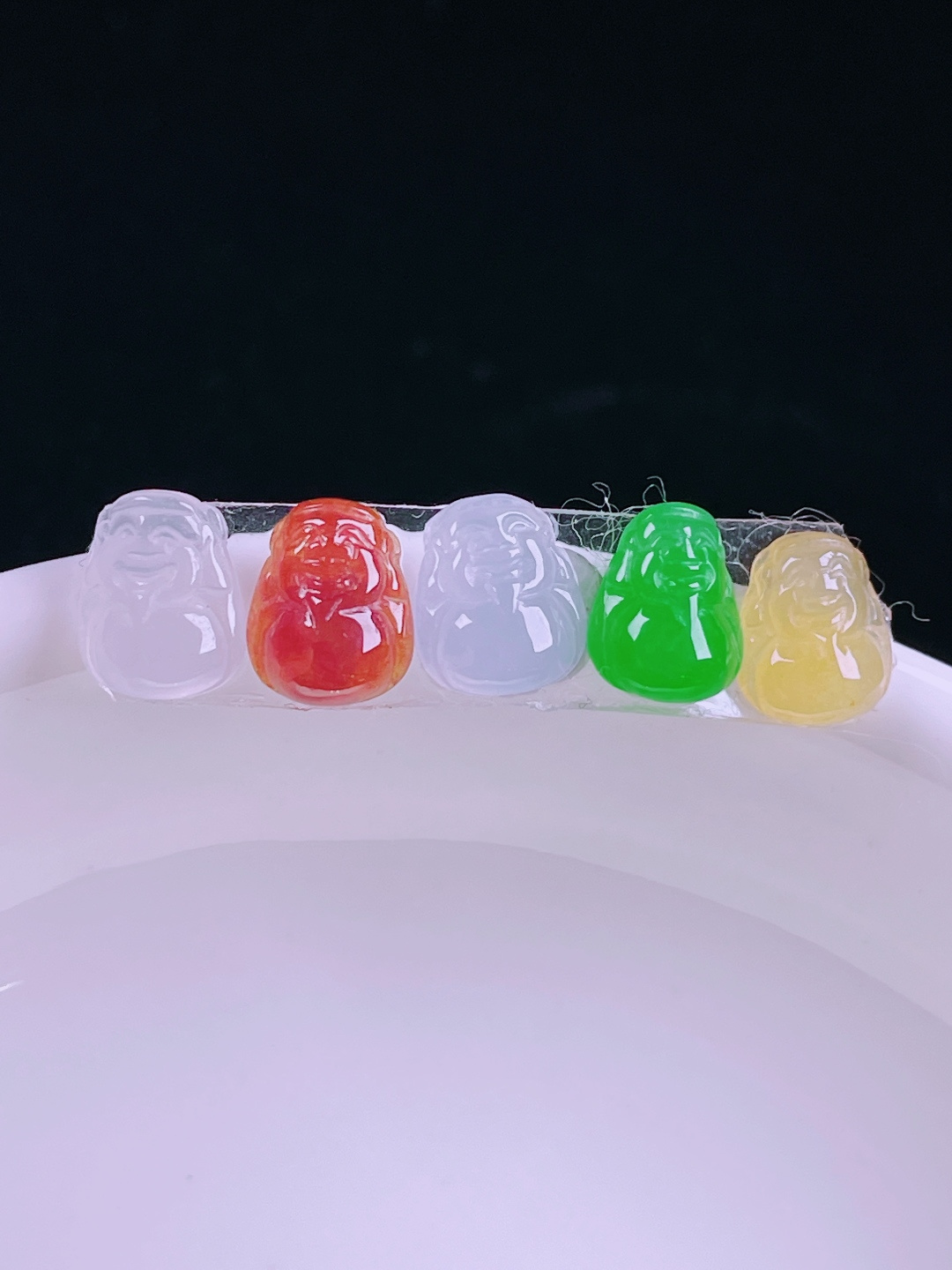 ️多彩财神裸石，老种起光，细底通透，尺寸：8/7.2/3mm0620