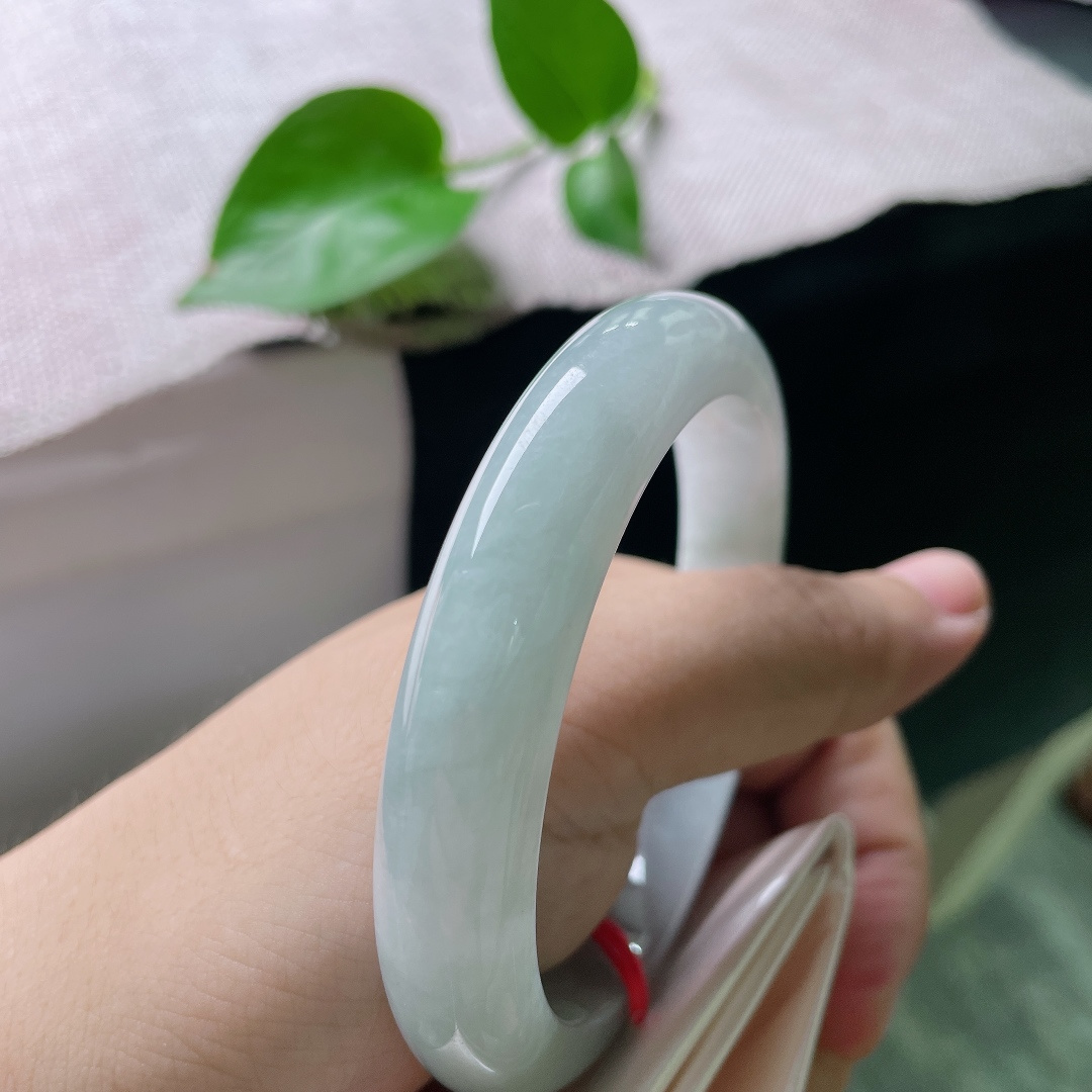 蓝底正圈，水润细腻，大圈口，清润自然，温馨怡人，无裂，ss54910a