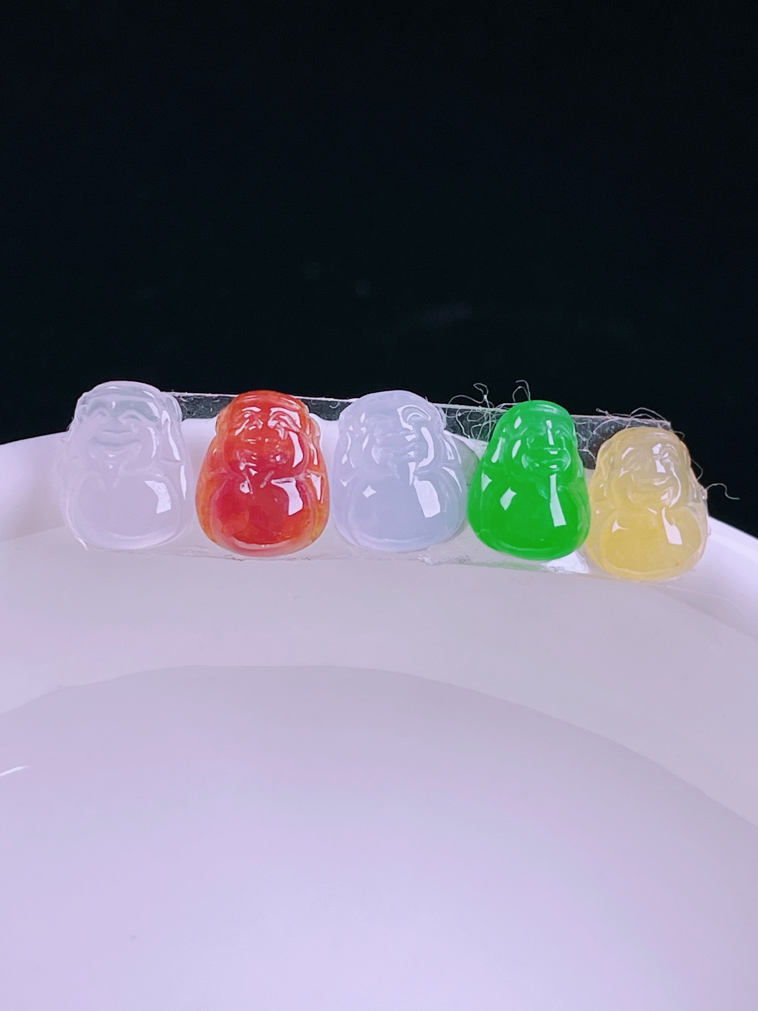 ️多彩财神裸石，老种起光，细底通透，尺寸：8/7.2/3mm0620