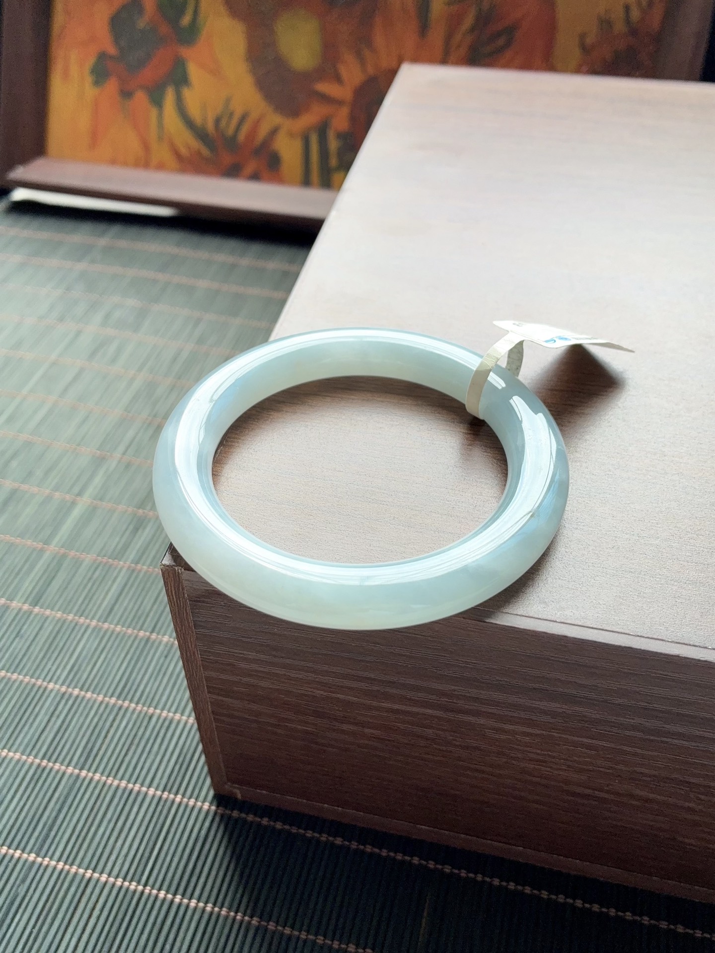 小圈口冰胶蓝天空蓝圆条美人条成品 HY-9469 52.5-9-10.2