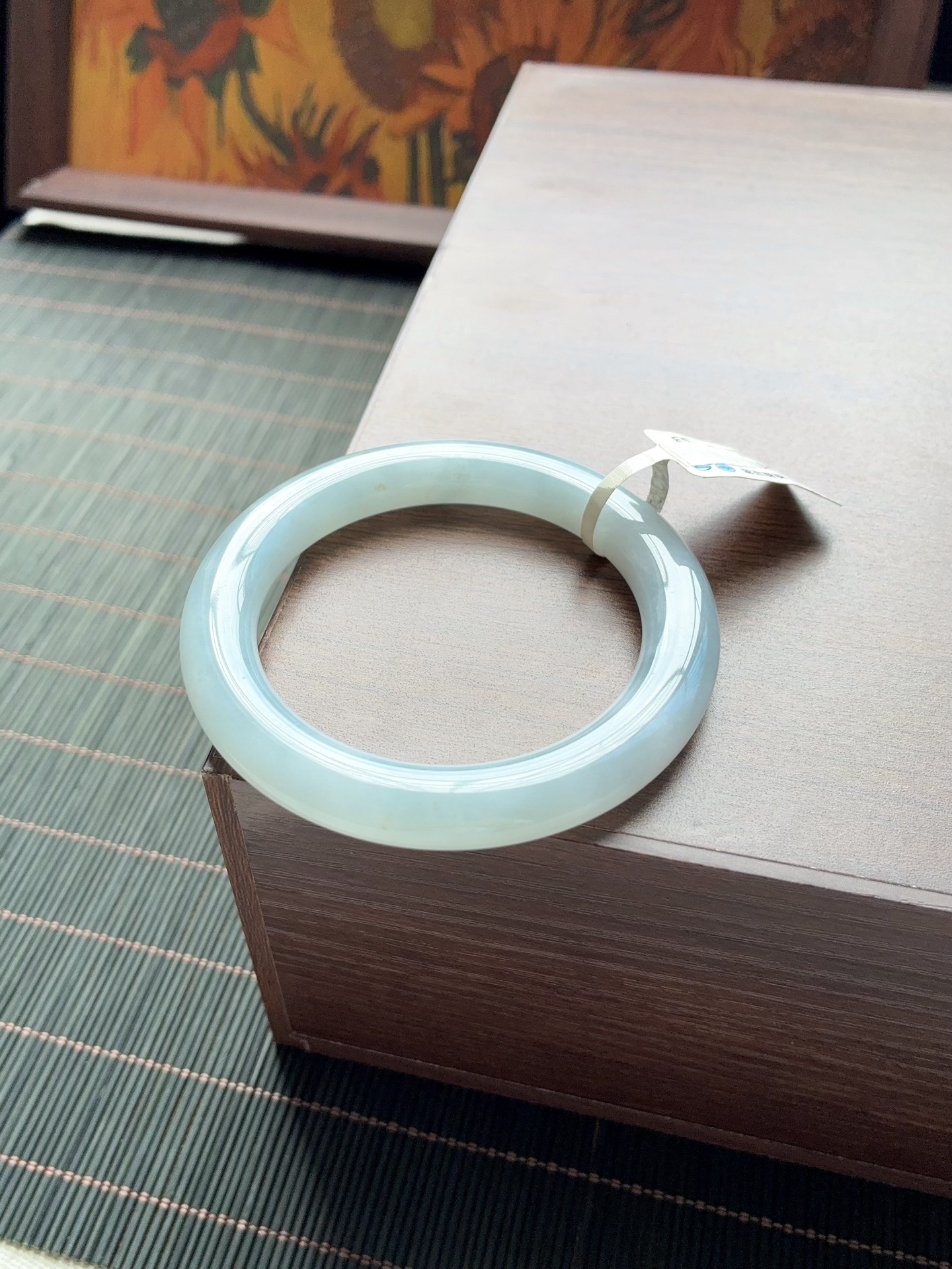小圈口冰胶蓝天空蓝圆条美人条成品 HY-9469 52.5-9-10.2