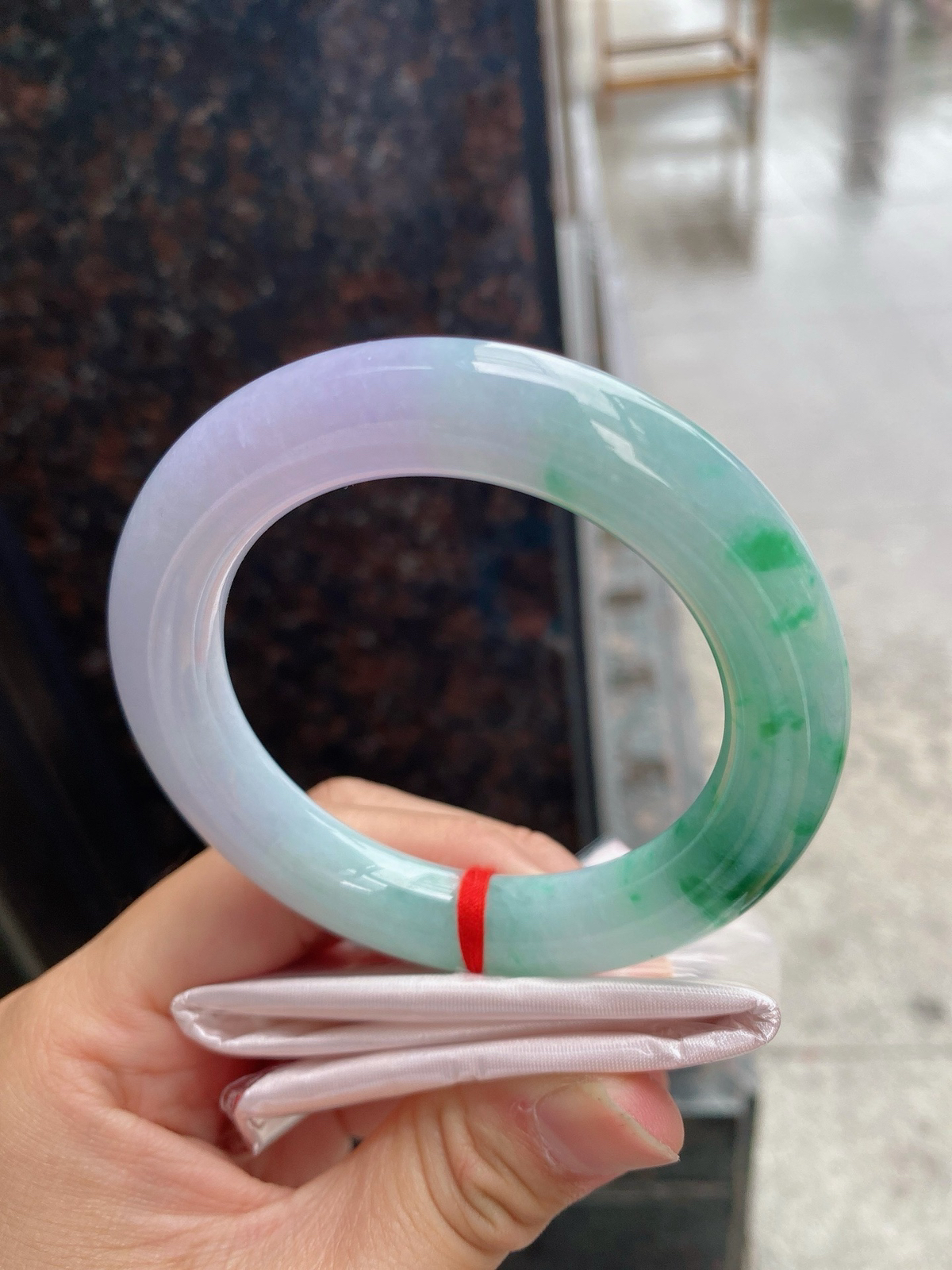 圈口55.8-11.8-11.9     【春彩圆条手镯】圈口55  56可戴