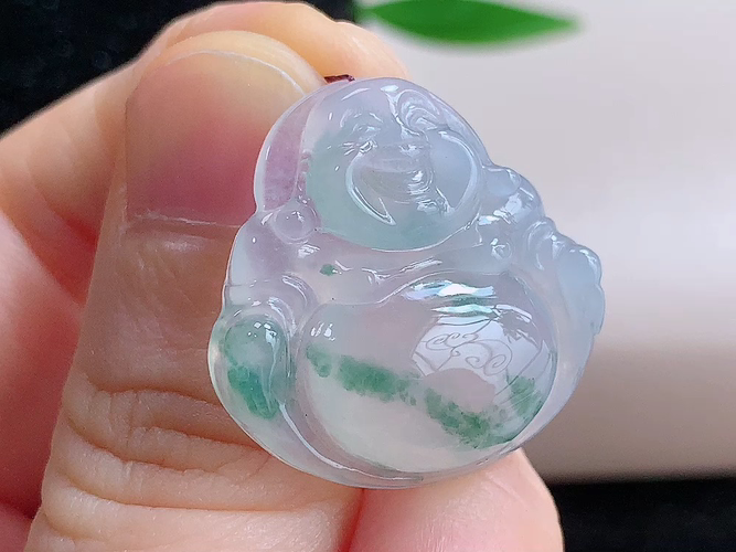 ️ 笑佛，无裂，尺寸25.0-24.0-6.0mm，包A附证书