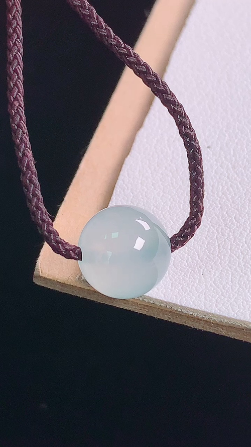️冰种圆珠，尺寸:9.9-9.9mm 17