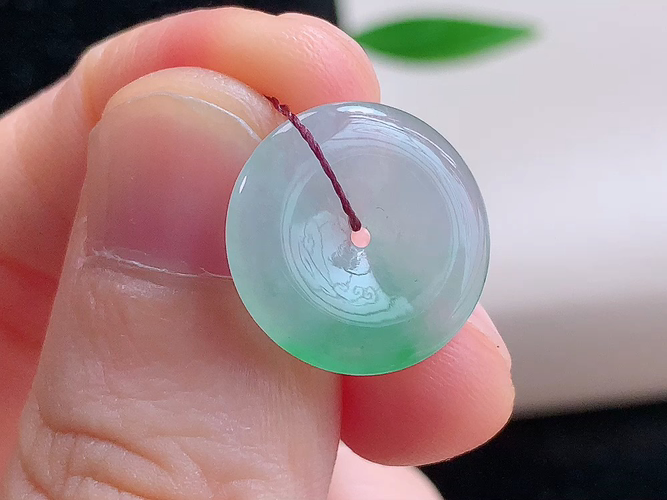平安扣，尺寸15.7-2.7mm，包A附证书