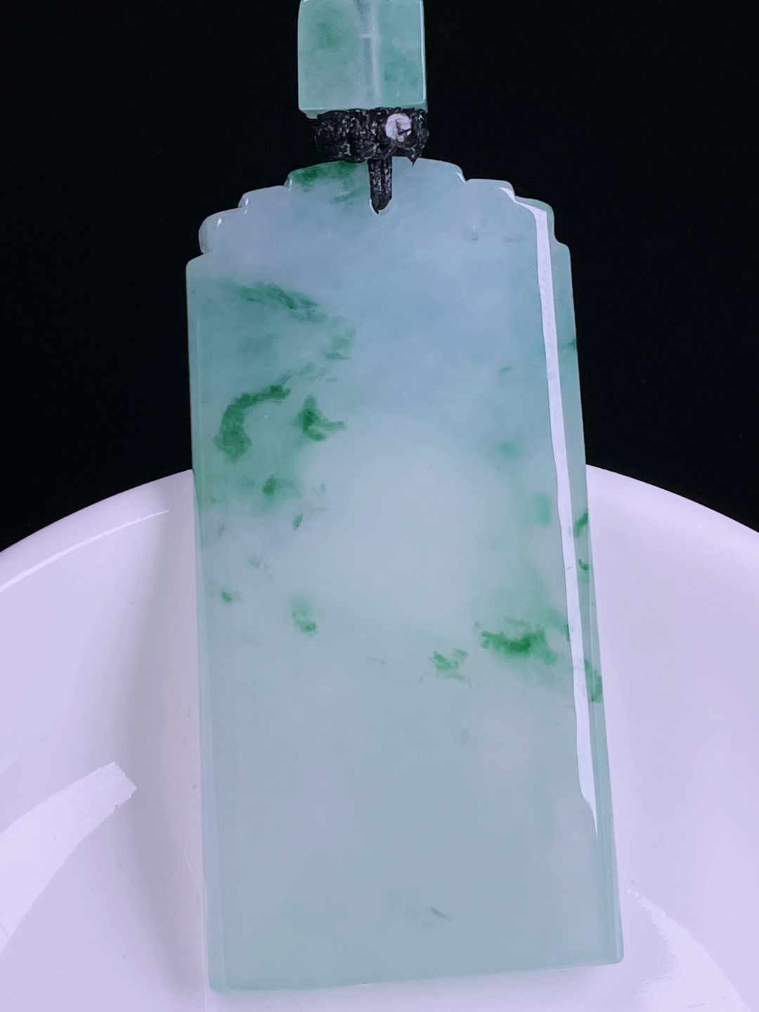 ️飘花无事牌，老种起光，细底通透，尺寸：59.4/30.4/6.3mm0621