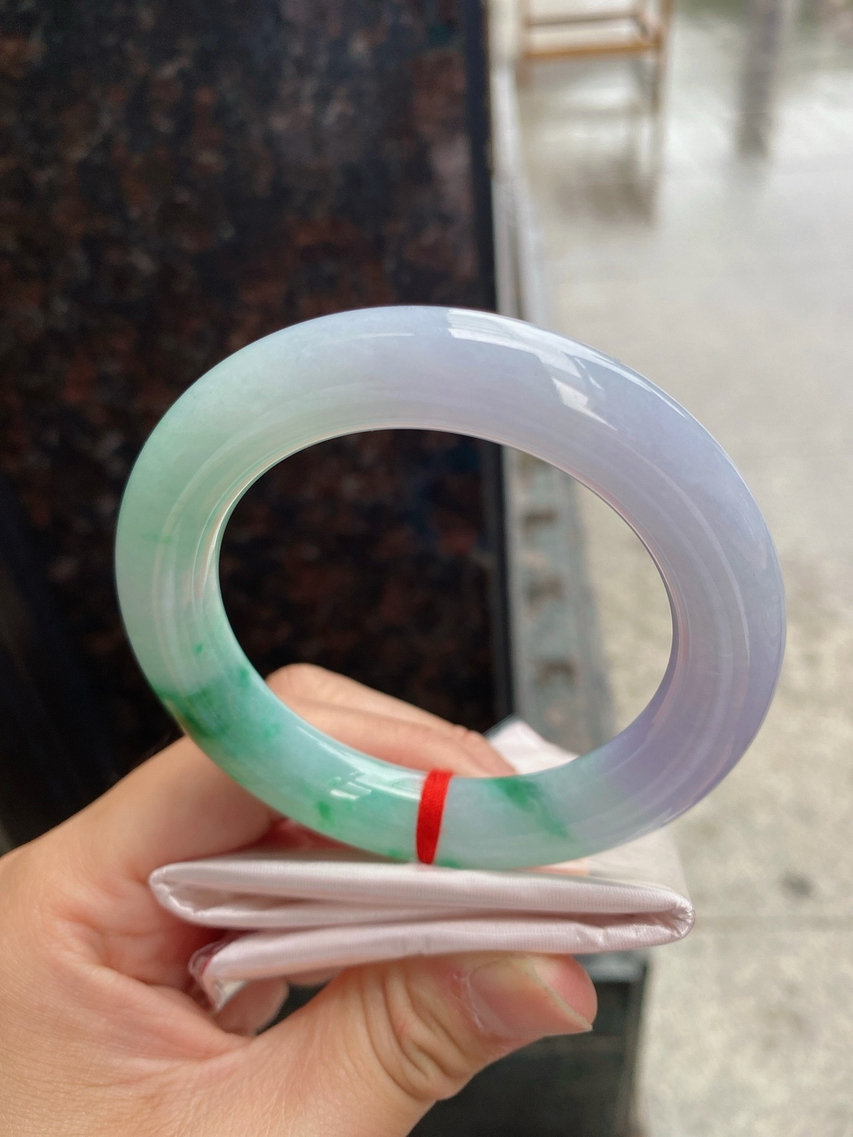 圈口55.8-11.8-11.9     【春彩圆条手镯】圈口55  56可戴