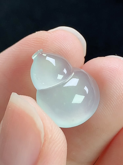冰种葫芦，无裂，尺寸15.4-12.4-4.2mm，L21apts