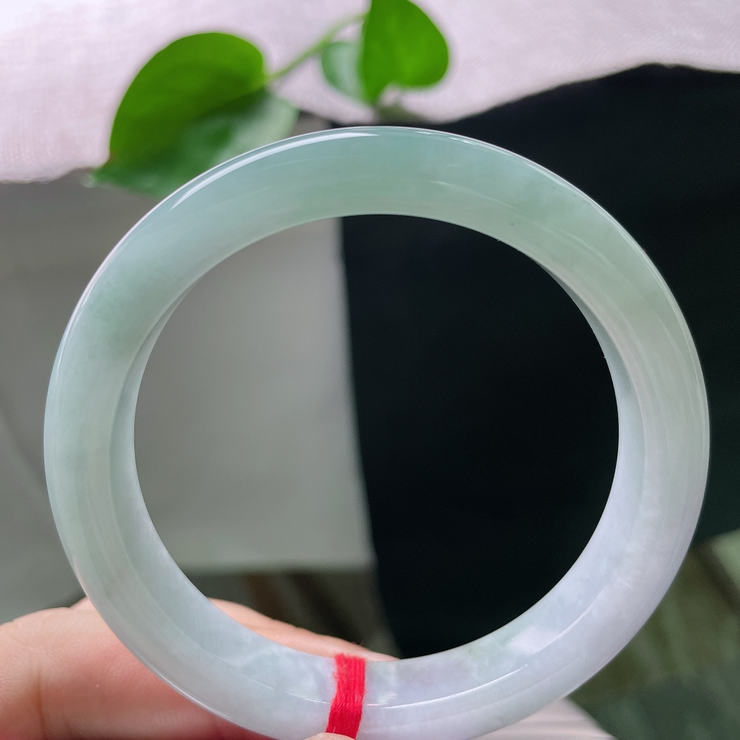 淡绿淡紫正圈，双色碰撞，别有韵味，水头好，种老，无裂，ss55207a