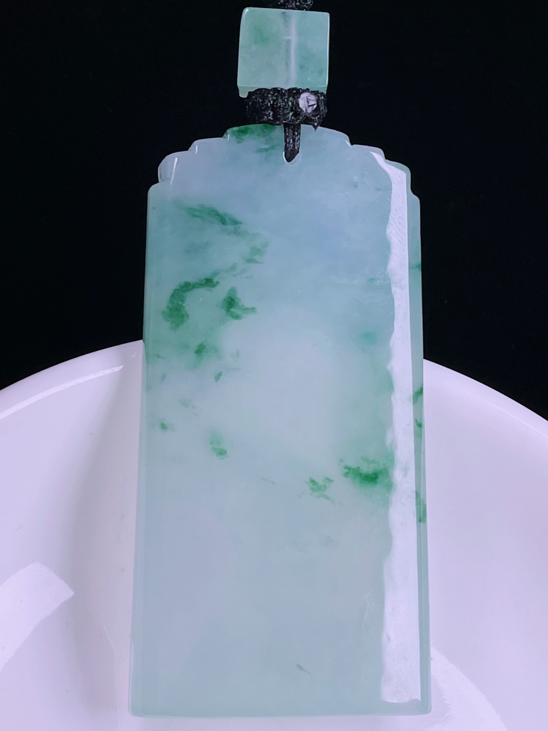 ️飘花无事牌，老种起光，细底通透，尺寸：59.4/30.4/6.3mm0621