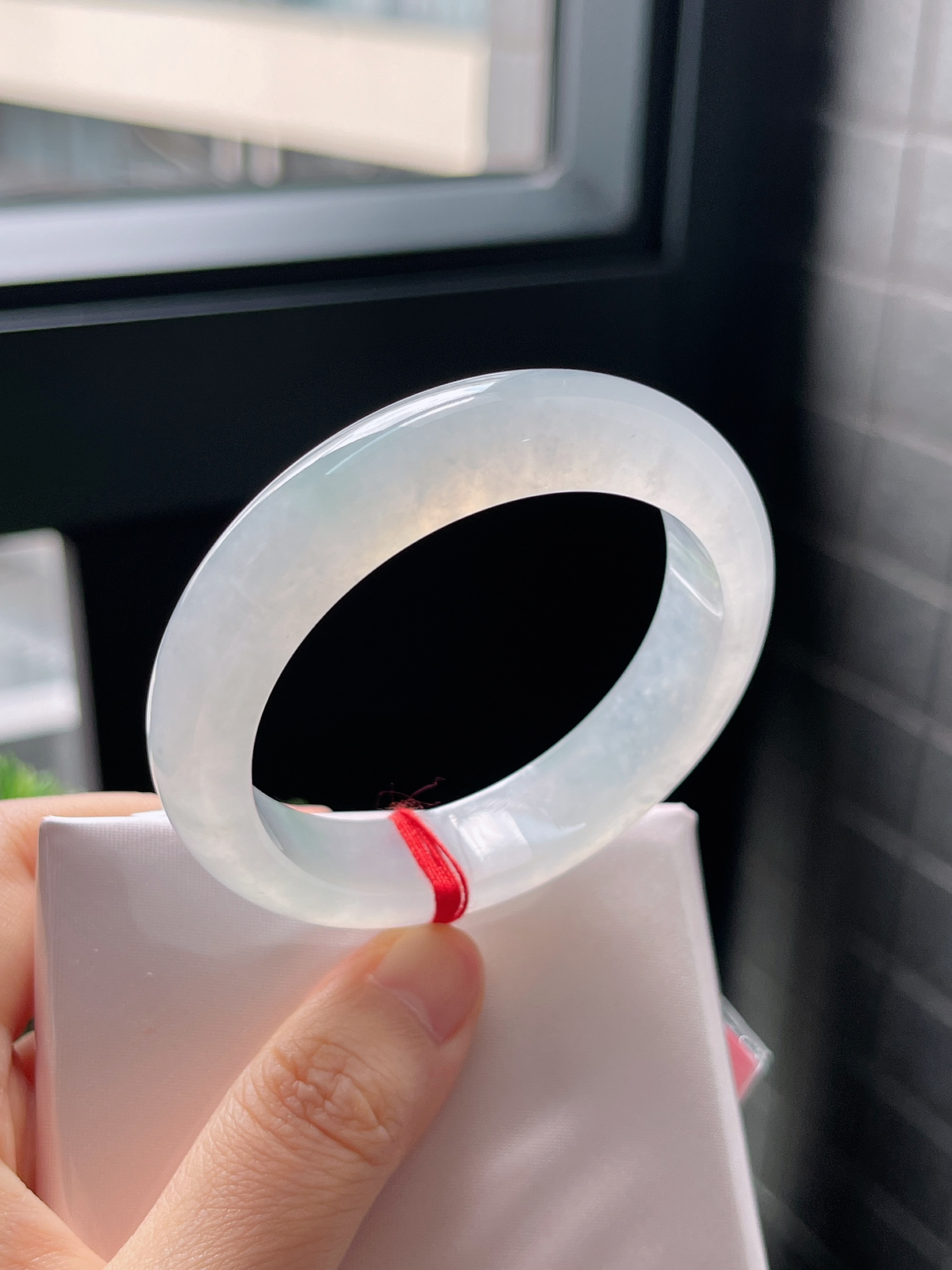 圈口50，小圈口福利推荐，白冰翡翠正圈手镯