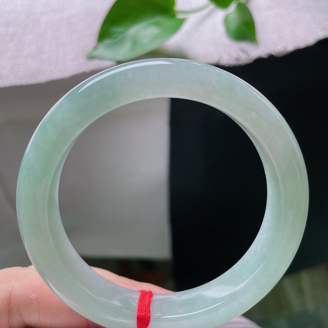 甜绿底正圈，水润细腻，种老水足，温柔大方，岁月静好，无裂，ss55028a