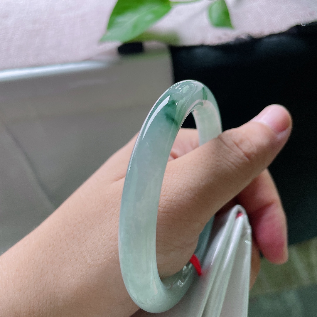 56.2/9.1飘花圆条，种水水润十足，飘逸灵动，婉间风华，皮纹，ss53087a