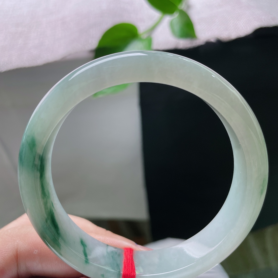 飘花正圈，水润细腻，婉间风华，典雅贵气，无裂，ss54243a
