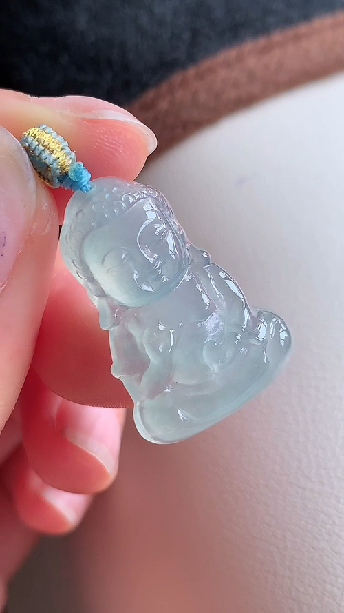 ️天然翡翠，冰晴宝宝佛尺寸26-18.4-5.8 ag616
