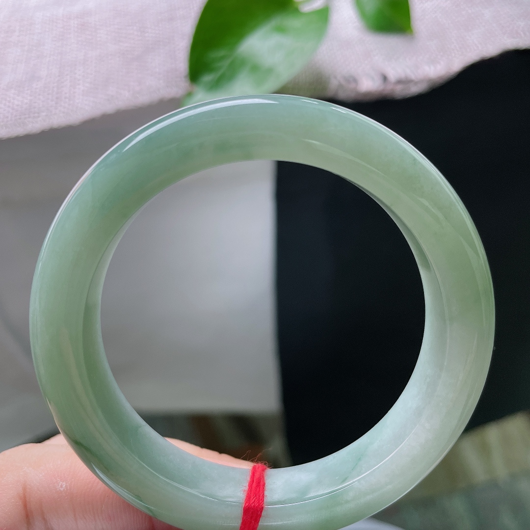 油青正圈，水润细腻，清雅苑苑，贵气，有纹，ss54232a