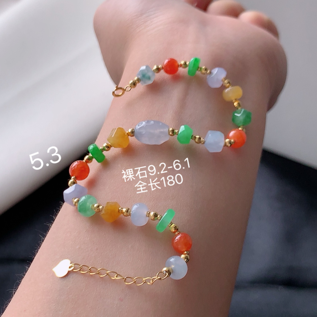 ️多彩手链 种老底子细腻，佩戴精致美好货号30620，9.2-6.1