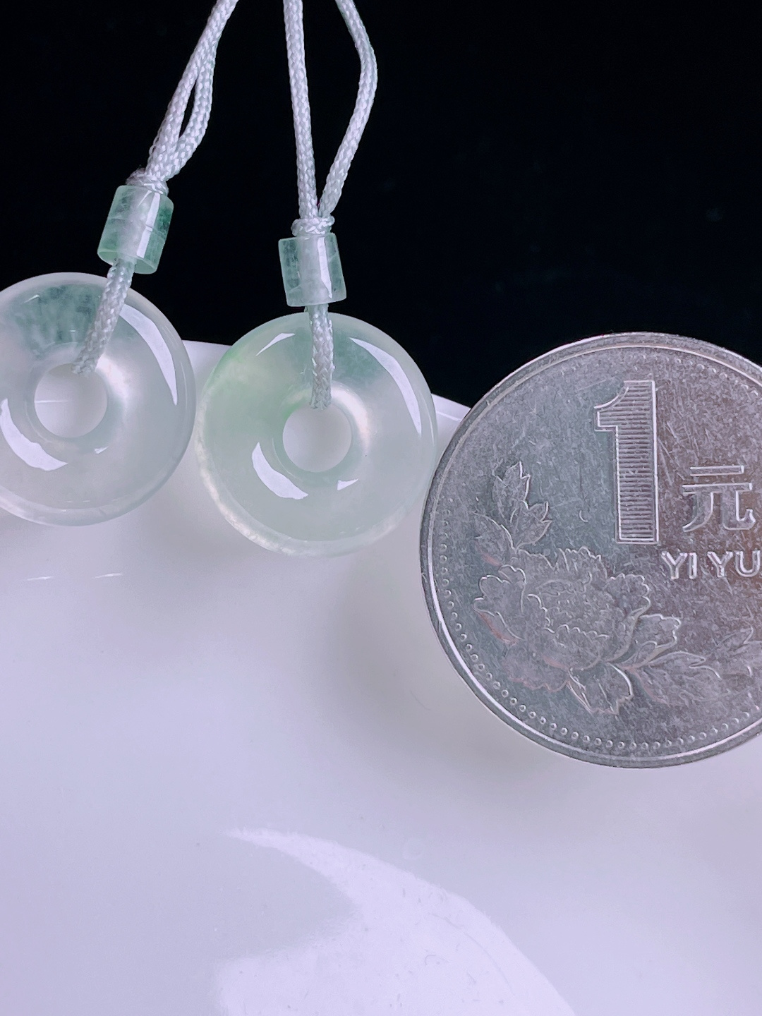 ️老种起光，细底通透，尺寸：13.8/3.4mm0622