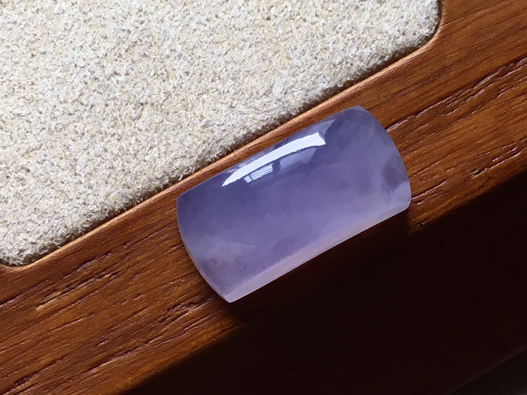 ️ 冰种马鞍 紫色漂亮，种水，尺寸17*8.5*5