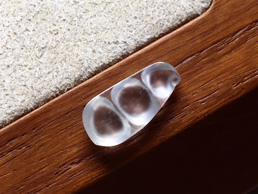 ️ 玻璃种福豆 白皙透亮品质，尺寸14*6.5*3.2