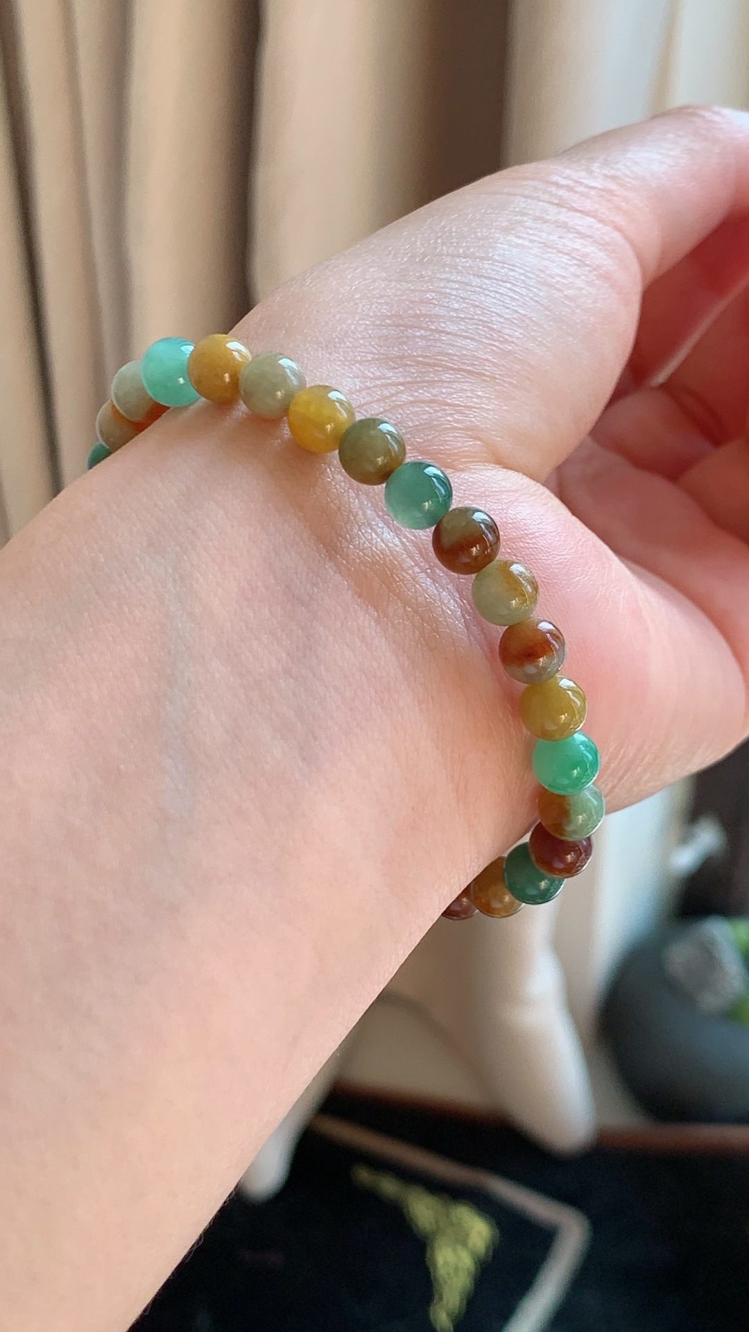 ️天然翡翠，多宝手串 尺寸12.8，6.5 bc622