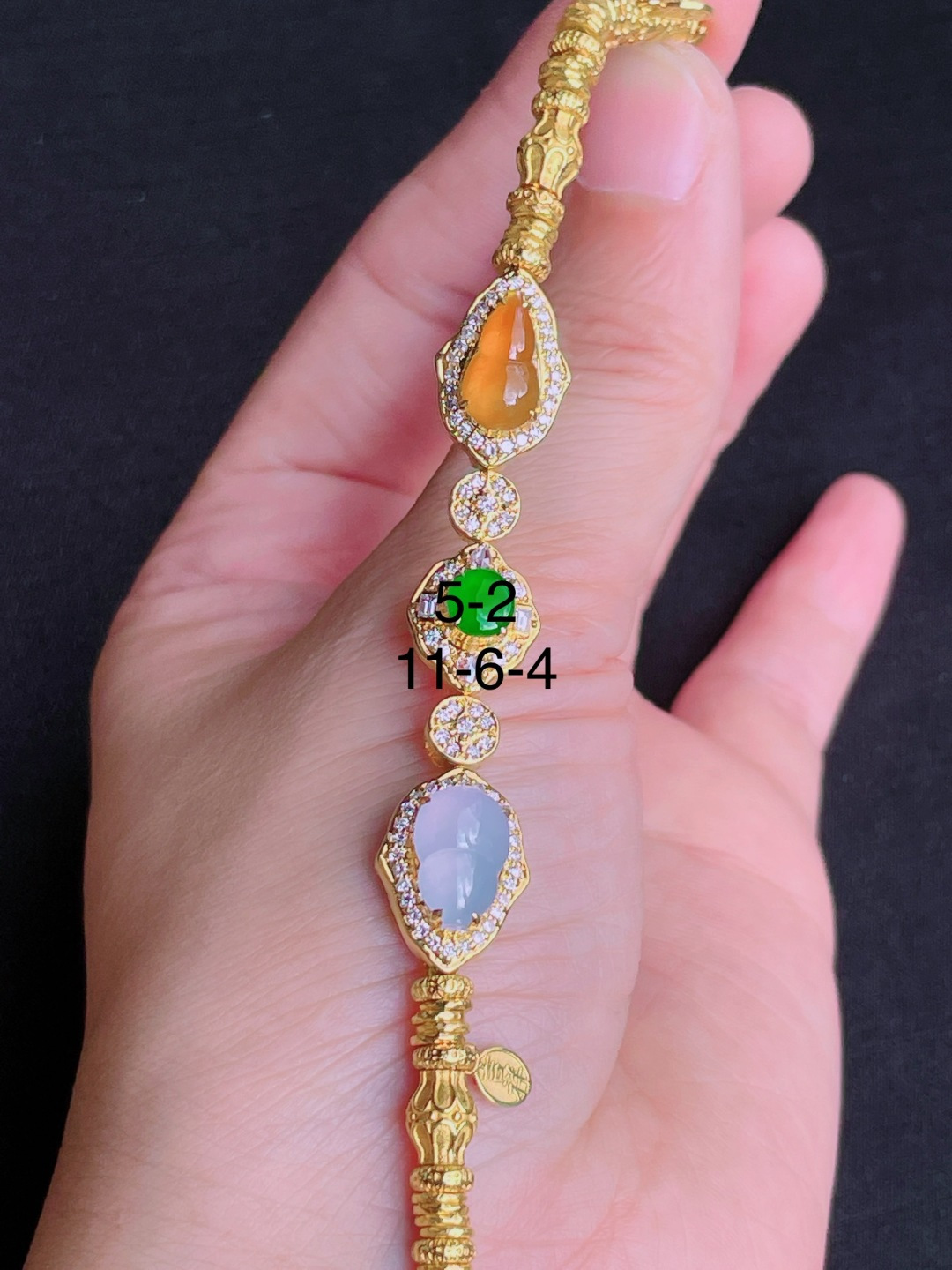 ️绿葫芦手链，晶莹剔透，新颖时尚，5