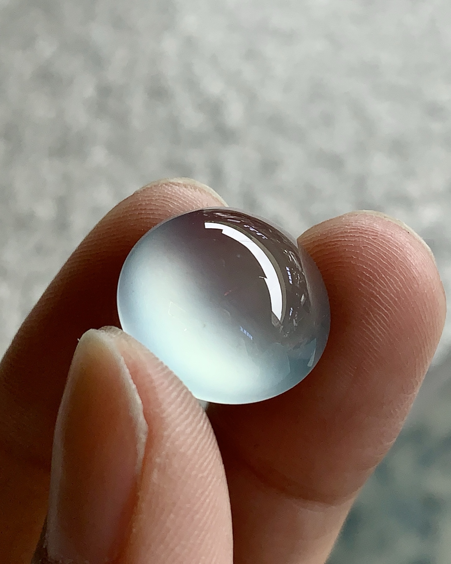 ️ 蛋面 尺寸：16×15.5×7.6mm 文案：冰透莹润，种质上乘