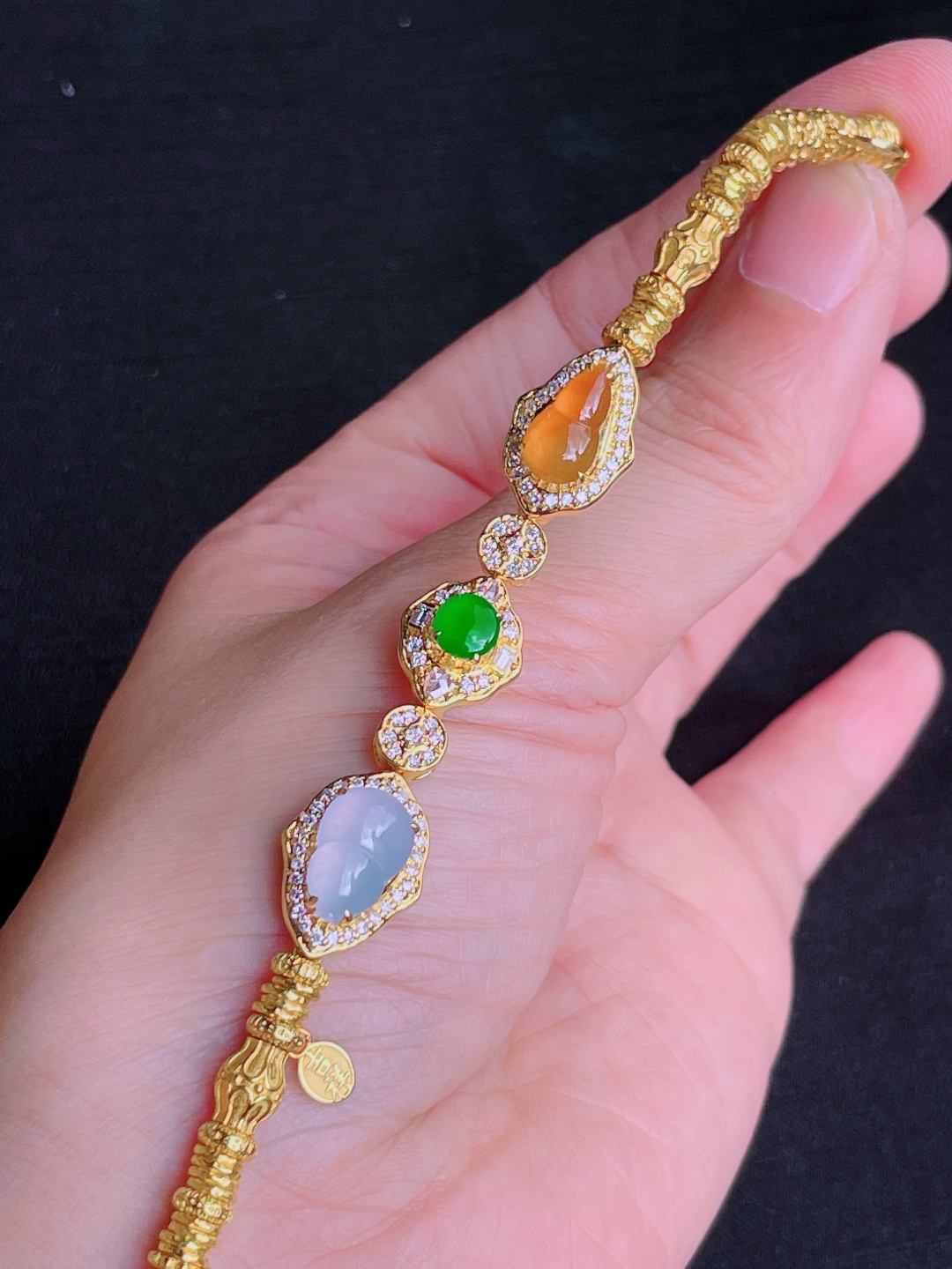 ️绿葫芦手链，晶莹剔透，新颖时尚，5