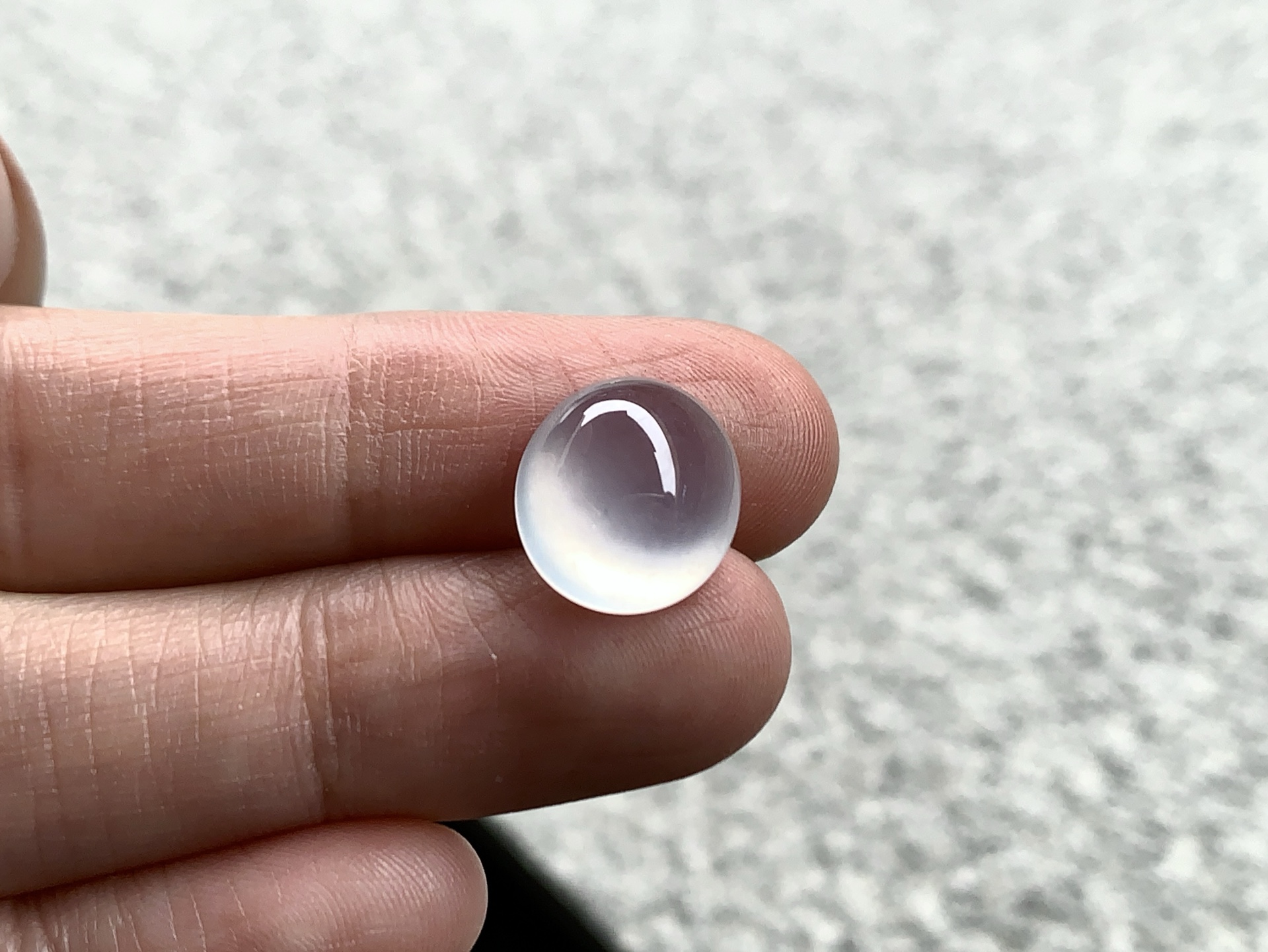 ️ 【冰种蛋面】 尺寸：12.4×11.3×6mm